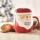 Taza cerámica con tapa Santa